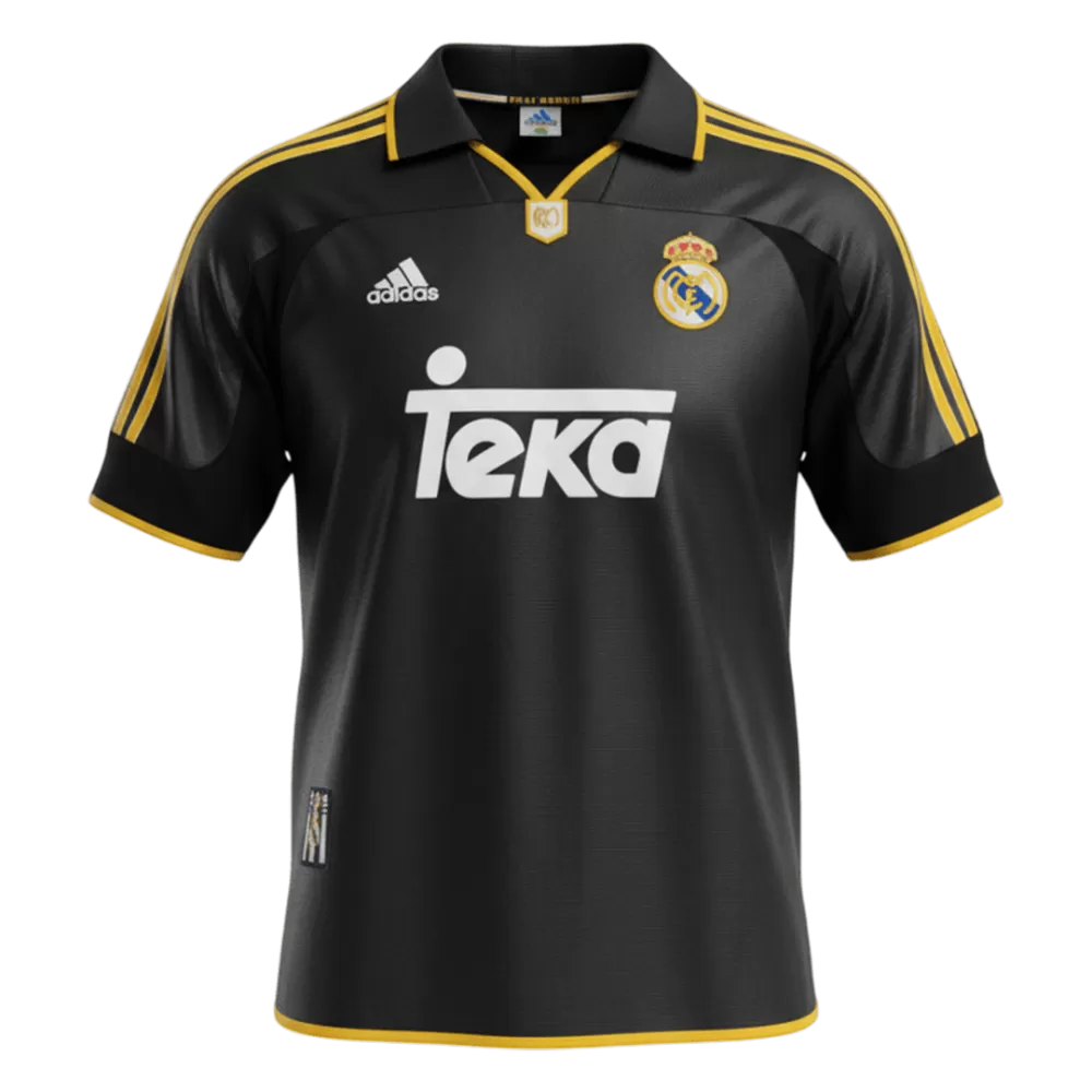 1999/01 RETRO REAL MADRID AWAY SOCCER JERSEY