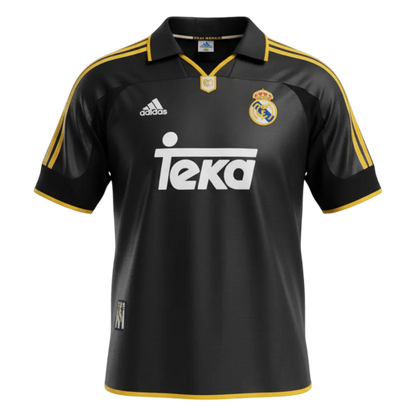 1999/01 RETRO REAL MADRID AWAY SOCCER JERSEY