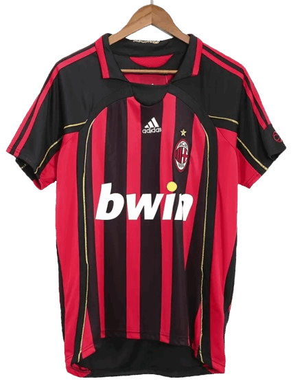 RETRO 2006-07 RONALDO 99 AC MILAN HOME SOCCER JERSEY