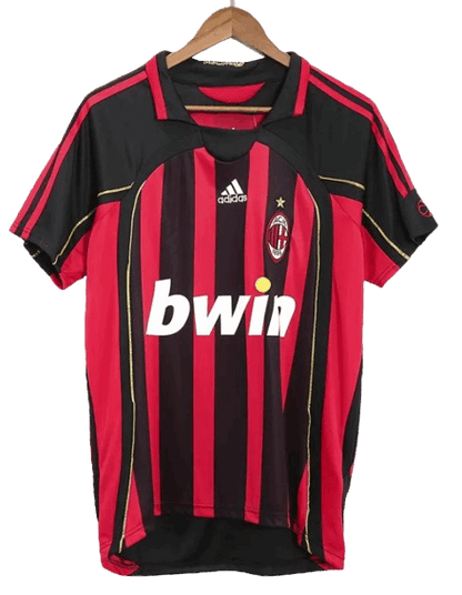 RETRO 2006-07 RONALDO 99 AC MILAN HOME SOCCER JERSEY