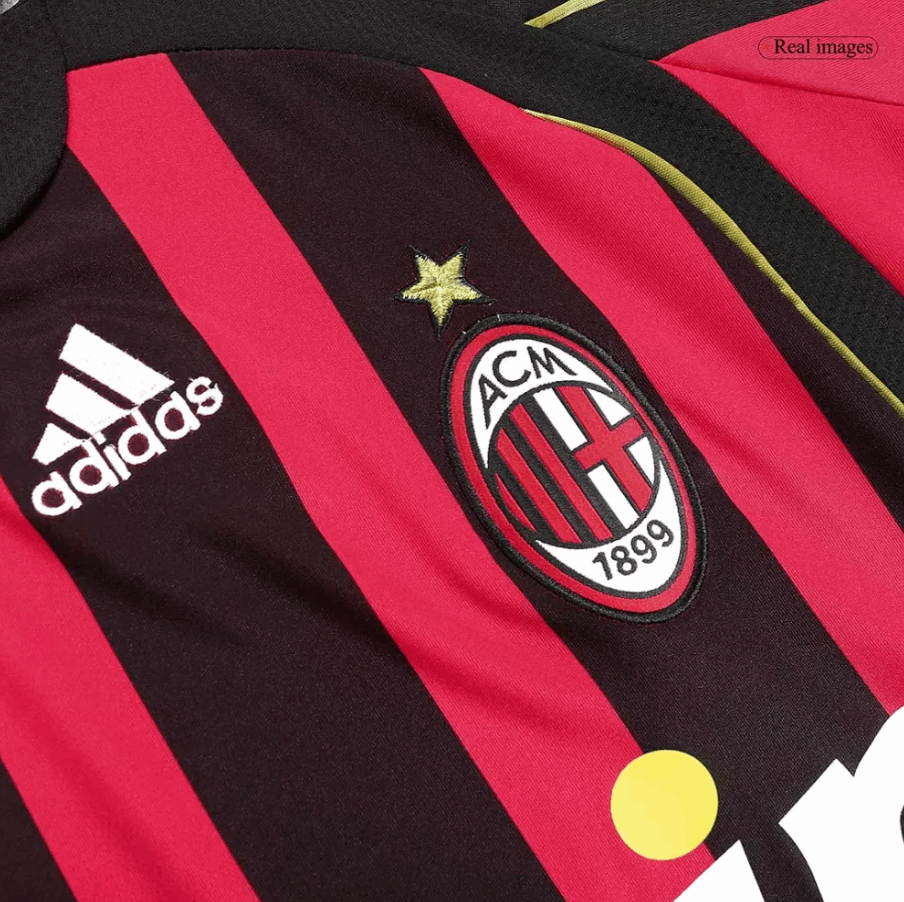 RETRO 2006-07 RONALDO 99 AC MILAN HOME SOCCER JERSEY