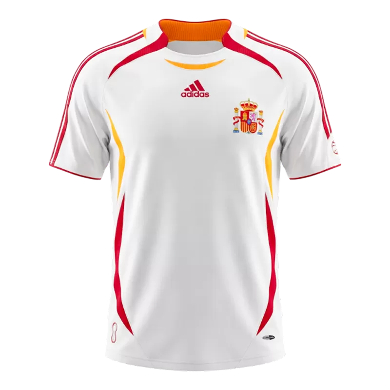 retro 2006 Spain Away Jersey - Fan Version
