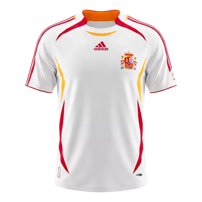 retro 2006 Spain Away Jersey - Fan Version