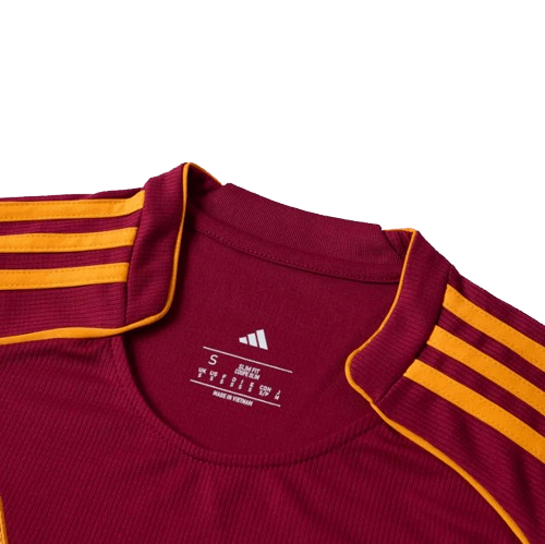 ROMA HOME SOCCER JERSEY KIT 2025/26 fan version
