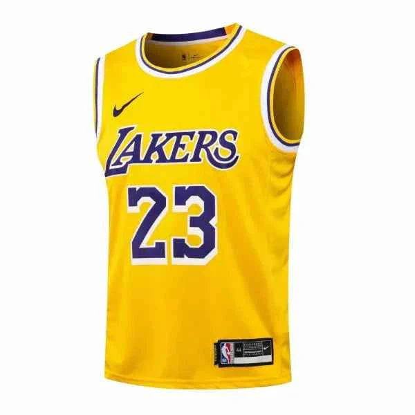 NBA Laker yellow James No 23
