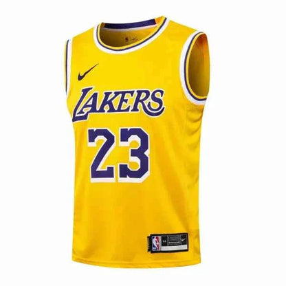 NBA Laker yellow James No 23