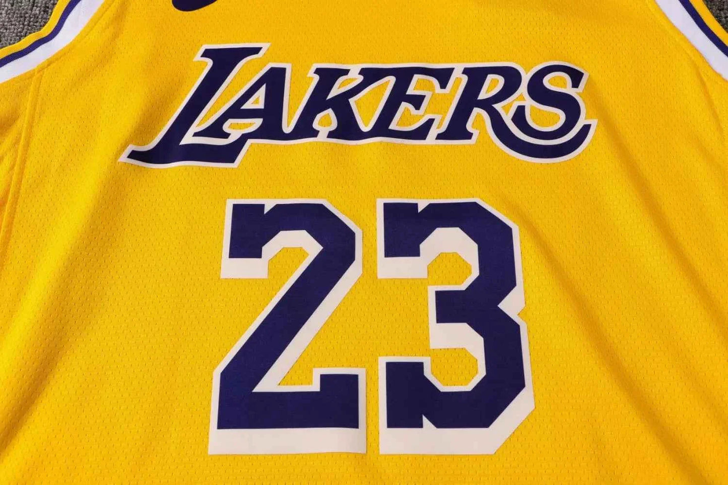 NBA Laker yellow James No 23