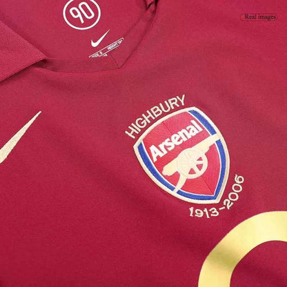 Retro 2005-06 BERGKAMP 10 Arsenal Home Soccer Jersey