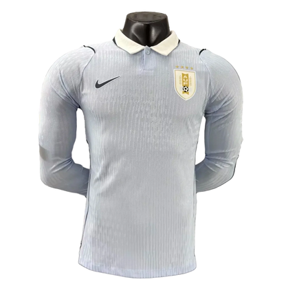 Uruguay Home world cup 2026 Long Sleeved Soccer Jersey - Player Version