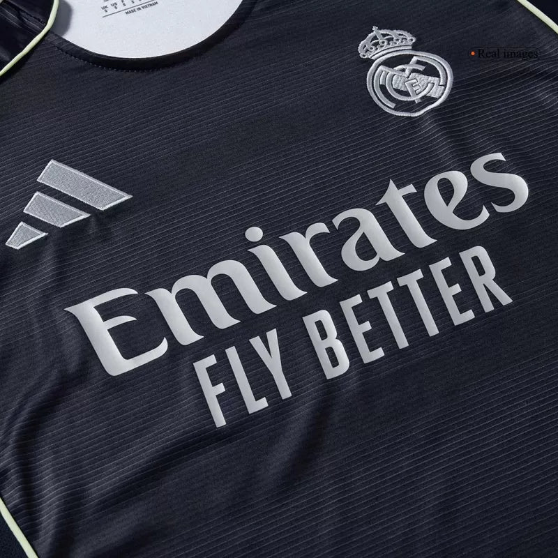 Real Madrid Soccer Jersey Away 2025/26 (ARDA GULER #17) - Fan Version - World Jersey | Premium Football Kits, Retro Jerseys & Boots Shop