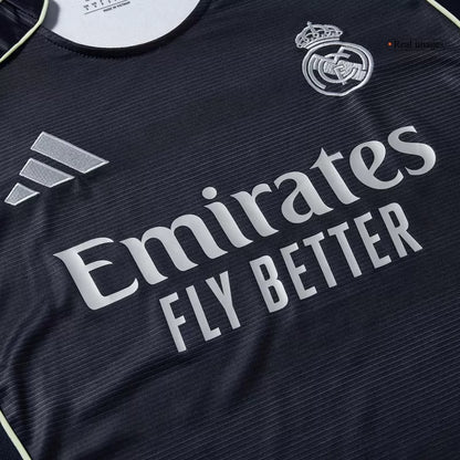Real Madrid Soccer Jersey Away 2025/26 (ARDA GULER #17) - Fan Version - World Jersey | Premium Football Kits, Retro Jerseys & Boots Shop