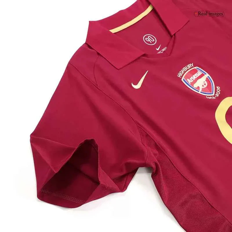 Retro 2005-06 BERGKAMP 10 Arsenal Home Soccer Jersey