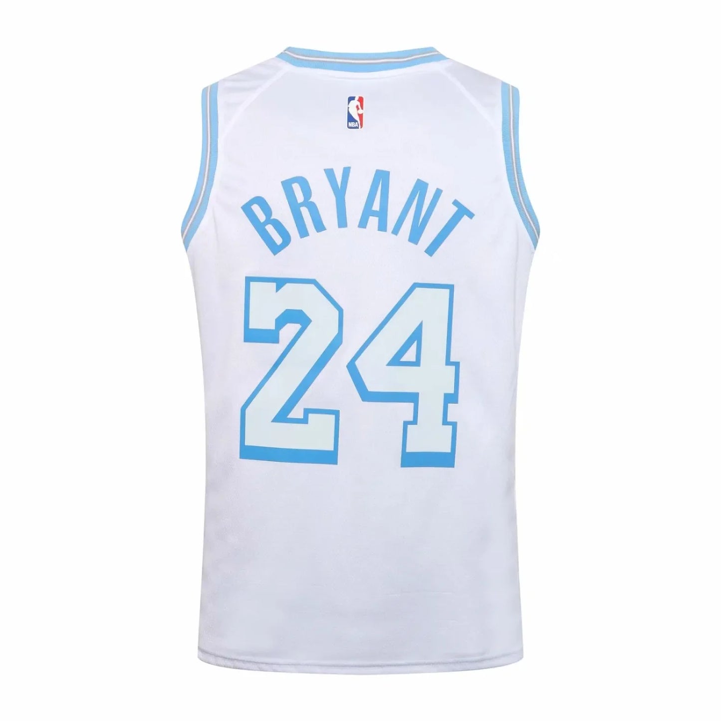 NBA Laker white Kobe Bryant No.24