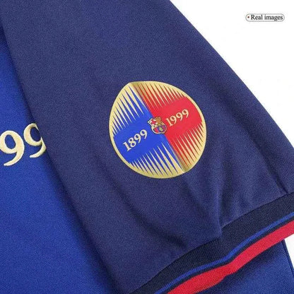Retro 1999/00 RIVALDO #11 Barcelona Home 100th Jersey