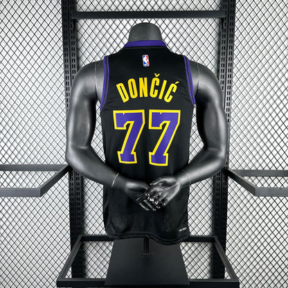 Los Angeles Lakers City Black 77 DONCIC NBA 2026 Jerseys