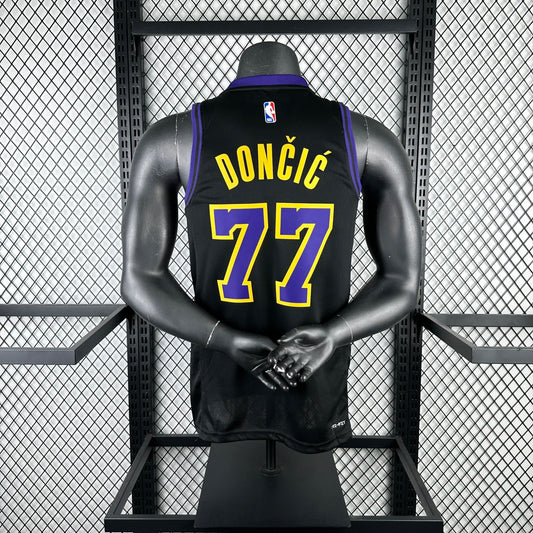 Los Angeles Lakers City Black 77 DONCIC NBA 2026 Jerseys