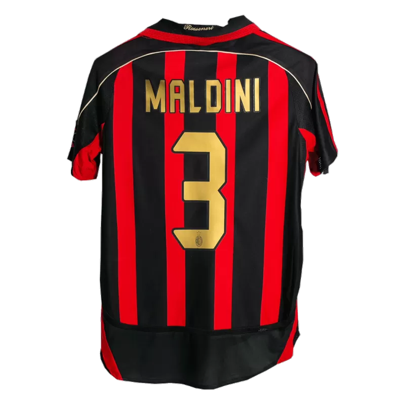 Retro 2006-07 MALDINI 3 AC Milan Home Soccer Jersey