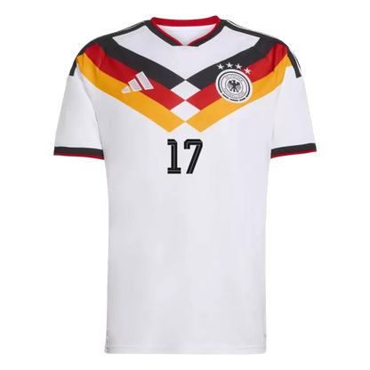 Germany world cup 2026 WIRTZ 17 Home Soccer Jersey - Fan Version