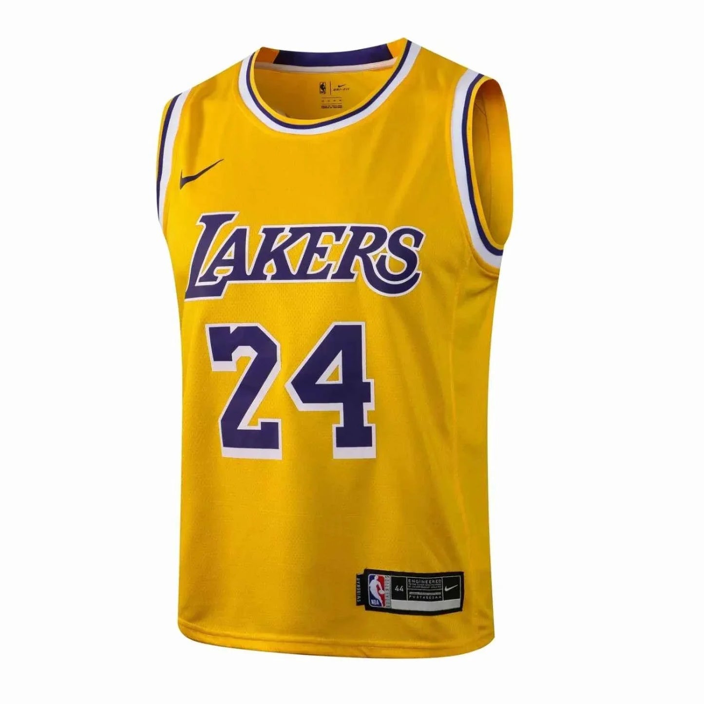 NBA Laker yellow Kobe Bryant No.24