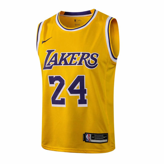 NBA Laker yellow Kobe Bryant No.24