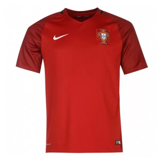 Retro 2016 Portugal Home Soccer Jersey