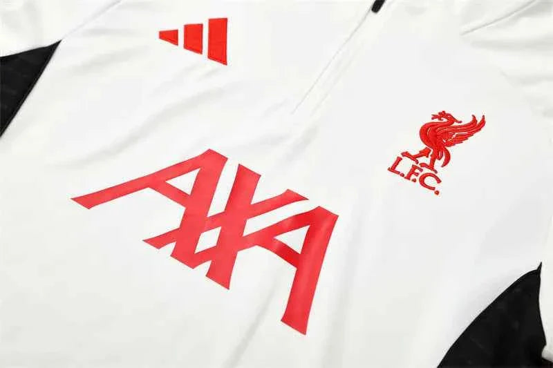 Liverpool Training Tracksuit 25-26 Long white (Kids And Man )
