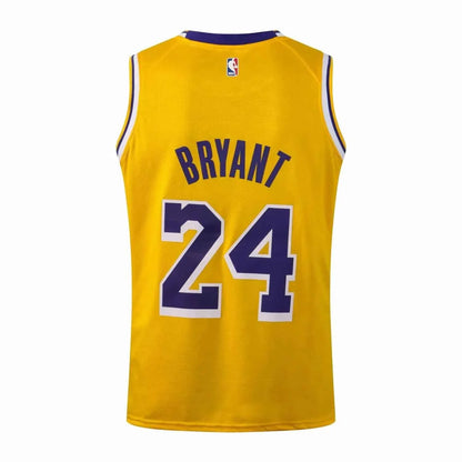 NBA Laker yellow Kobe Bryant No.24