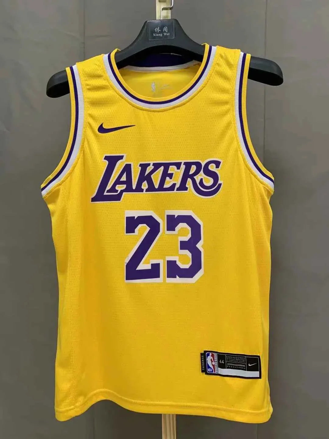 NBA Laker yellow James No 23