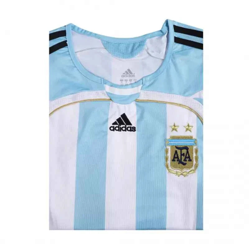 Retro 2006 MESSI #19 Argentina Home Soccer Jersey