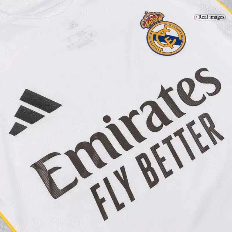 Real Madrid BELLINGHAM 5 Home Soccer Jersey 2025-26 - PLAYER VERSION