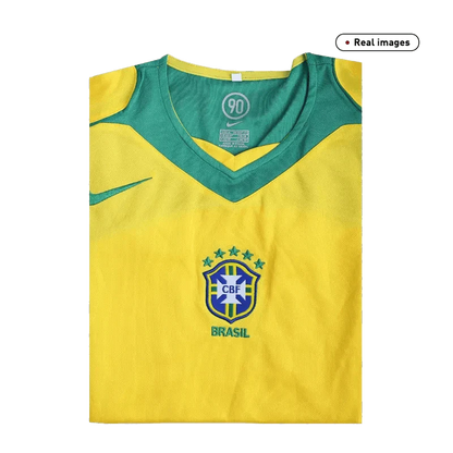 Brazil Jersey Custom Home Soccer Jersey 2004