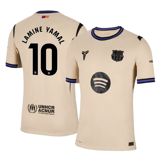 BARCELONA 2025/26 LAMINE YAMAL #10 AWAY JERSEY Player Version - Vantyjersey