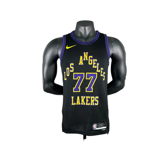 Los Angeles Lakers City Black 77 DONCIC NBA 2026 Jerseys