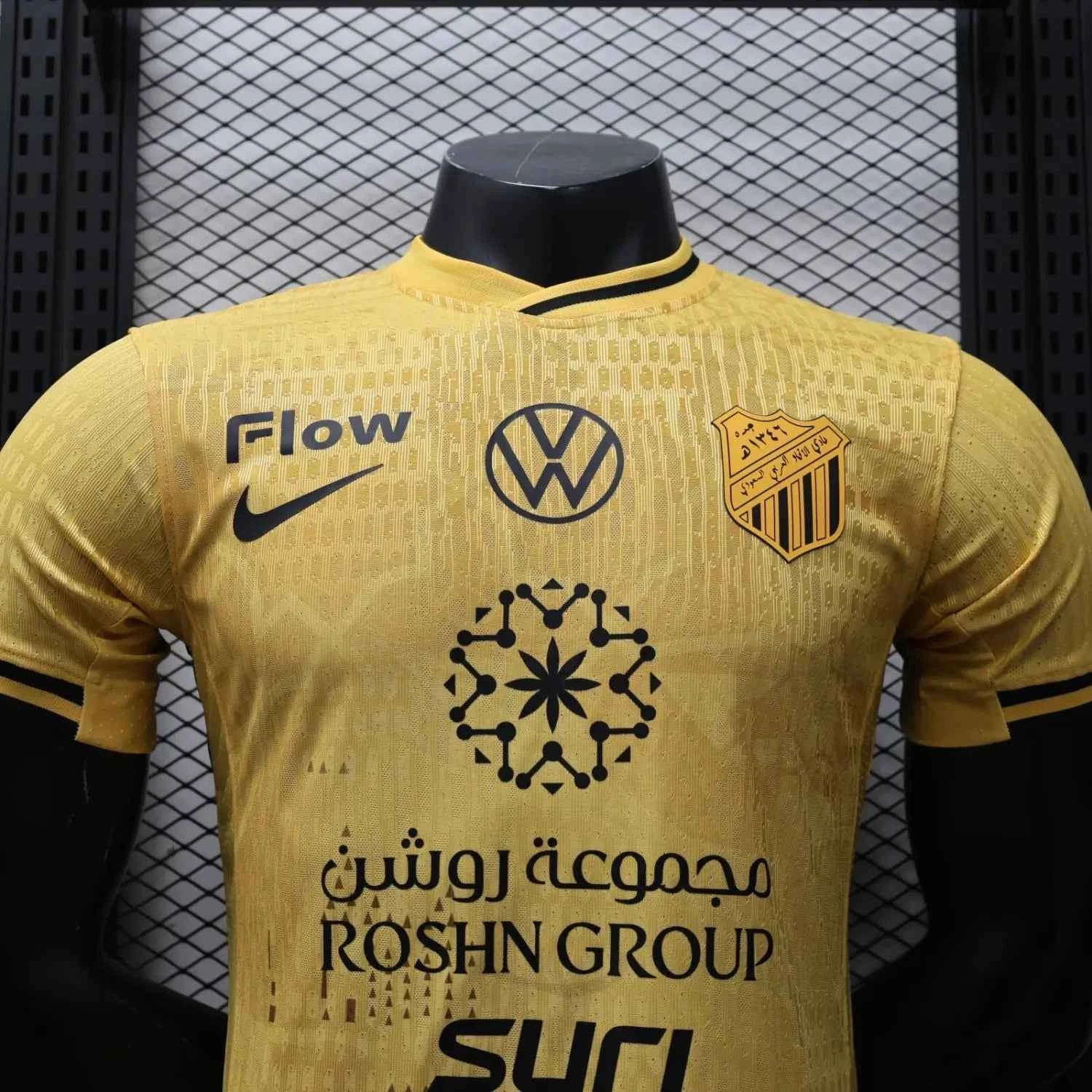 Al Ittihad Saudi Third 25/26 Yellow Jersey Player Version
