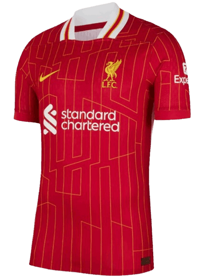 AUTHENTIC LIVERPOOL HOME SOCCER JERSEY CHAMPIONS 24/25 - Vantyjersey