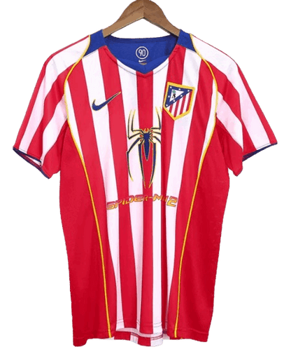 RETRO 2004/05 ATLETICO MADRID HOME SOCCER JERSEY