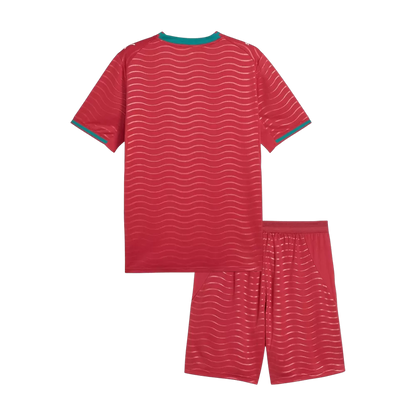 KIDS PORTUGAL HOME SOCCER JERSEY KIT 2026