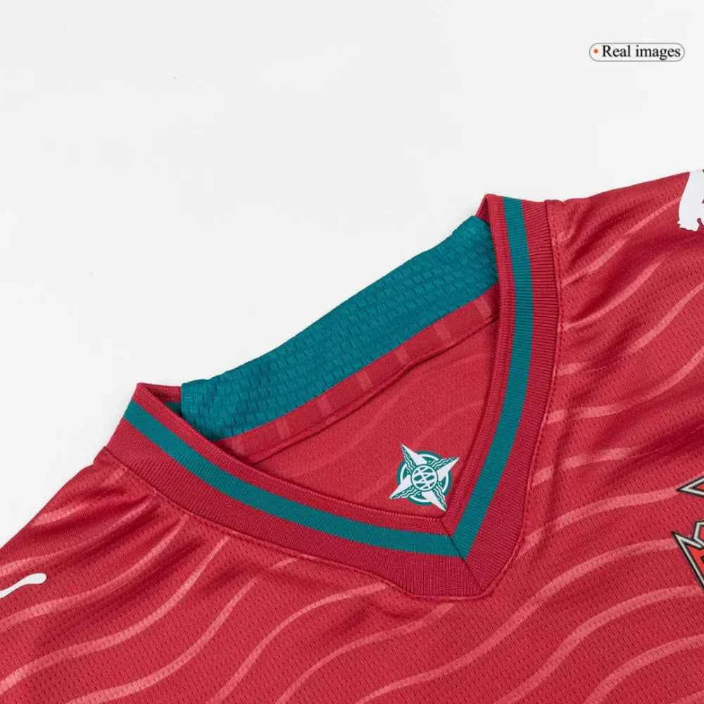 KIDS PORTUGAL HOME SOCCER JERSEY KIT 2026