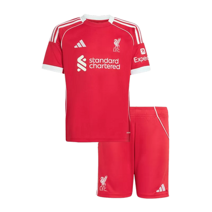 Kids Liverpool 2025-26 Home Kit