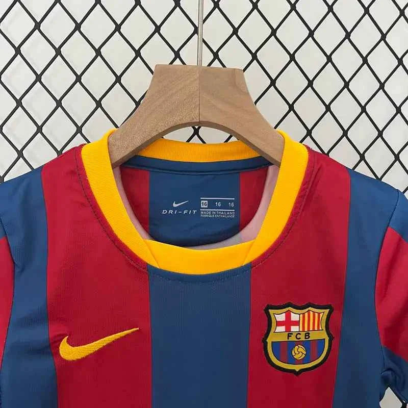 Barcelona 2010-2011 Home Kids Retro Jersey