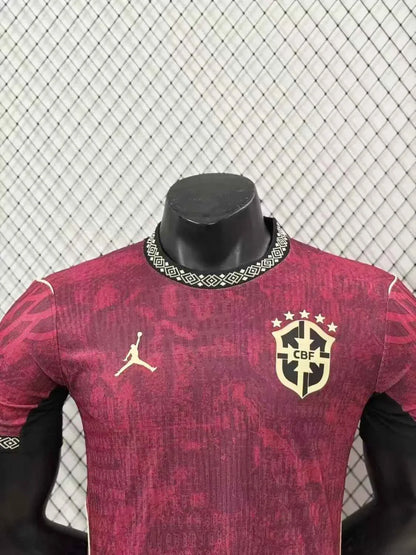 Brazil 25-26 Third Red Jersey - Stylish Player's Edition