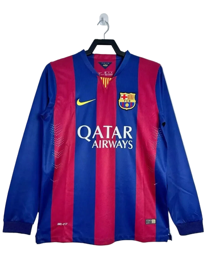 Retro Barcelona 14-15 Home Long Sleeve Jersey