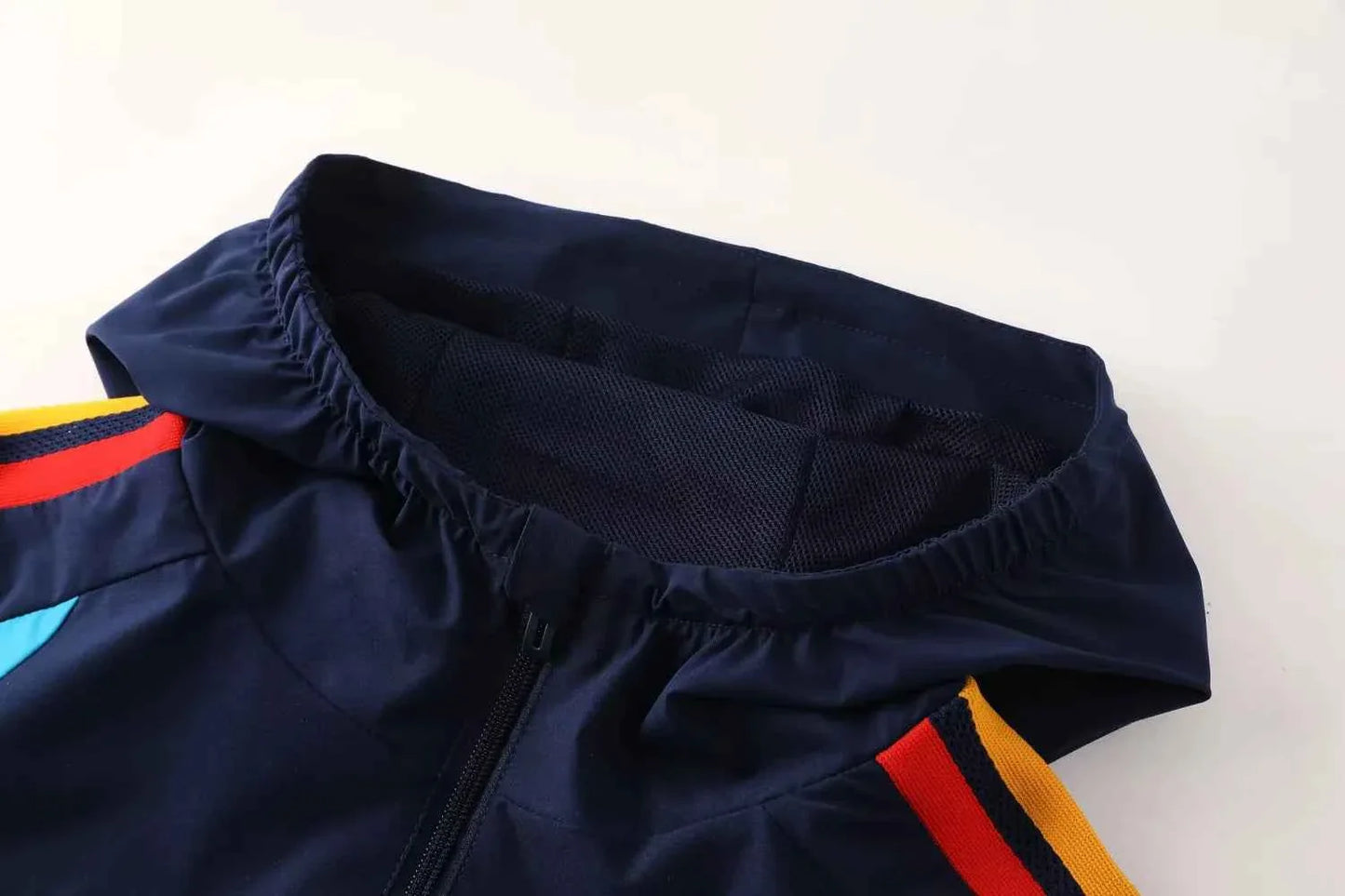 Spain Blue 25-26 Windbreaker Hooded Tracksuit