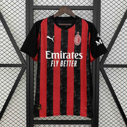 ac milan home 2025-2026 jersey Fan version