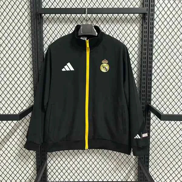 Real Madrid Black Windbreaker 25-26