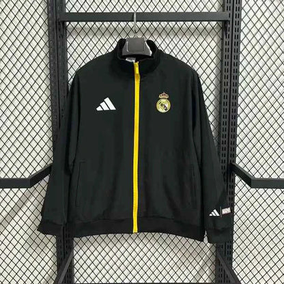 Real Madrid Black Windbreaker 25-26