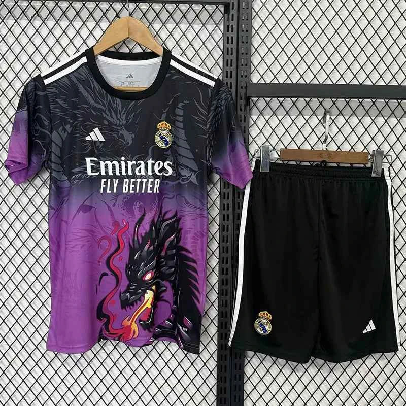 Real Madrid 25-26 Purple Black Special Edition Kids Training