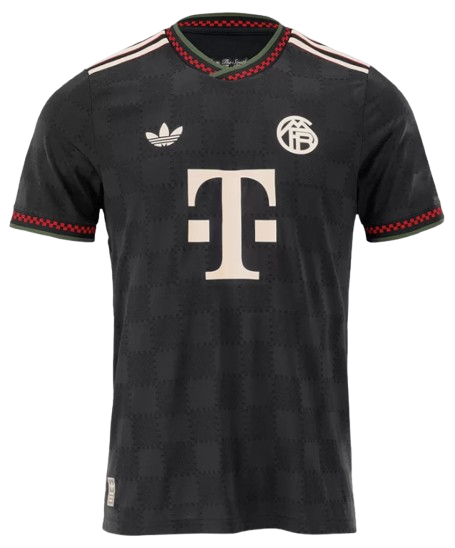 BAYERN MUNICH THIRD AWAY SOCCER JERSEY 2025/26 - player version