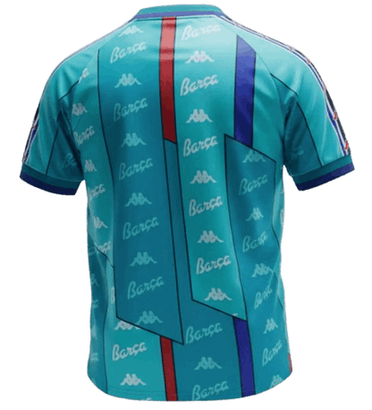 RETRO 1996-97 BARCELONA AWAY SOCCER JERSEY - Vantyjersey
