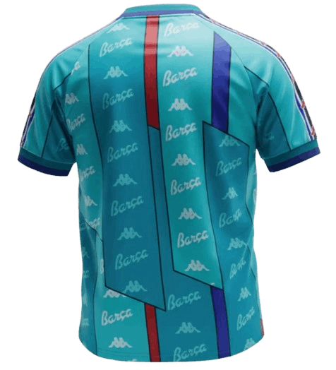 RETRO 1996-97 BARCELONA AWAY SOCCER JERSEY - Vantyjersey